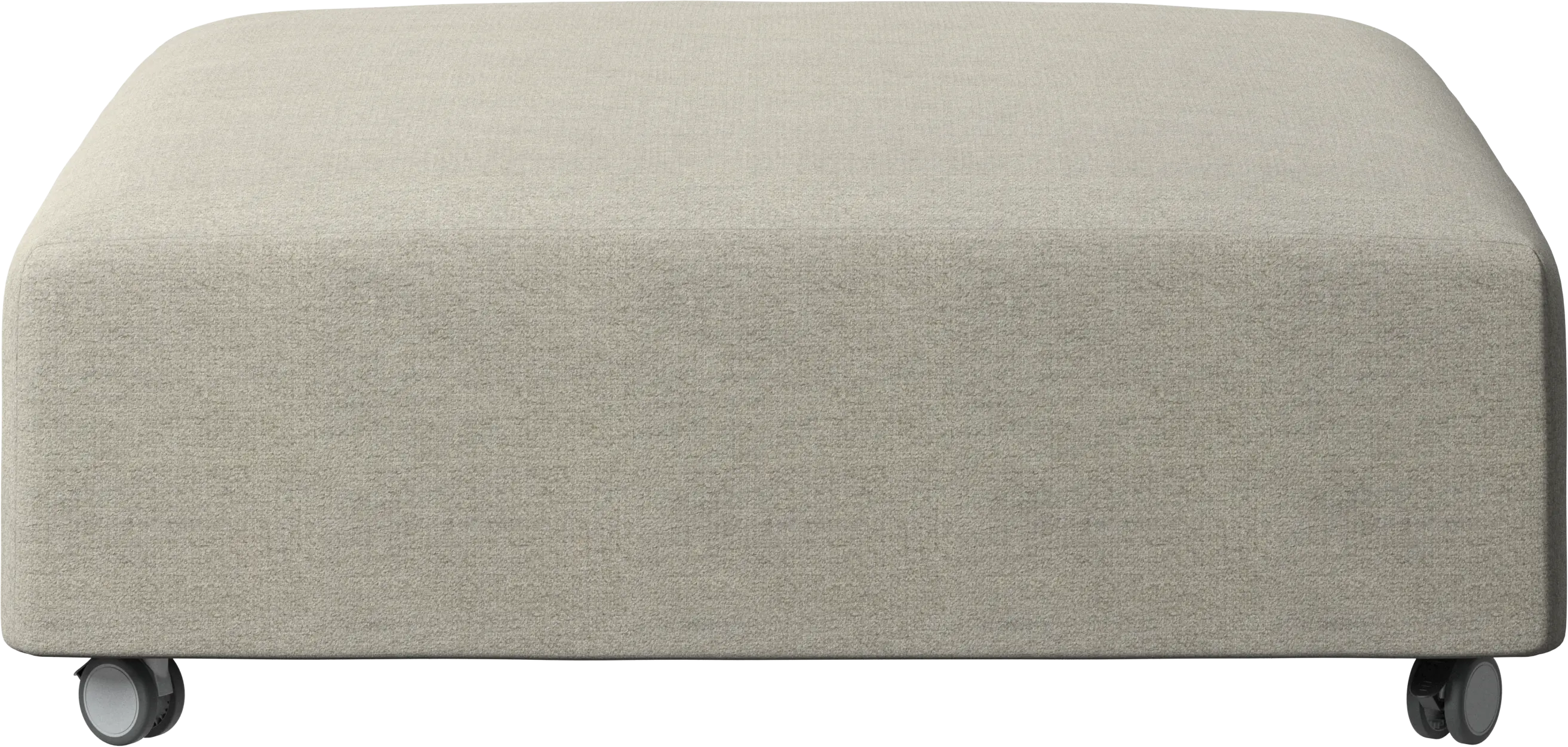 Hampton pouf on wheels